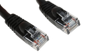 Kabel Ethernet Cat5e długość 300mm Z zakończeniem Cinch PVC