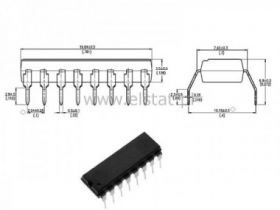 L 293 DNE DIP16 Sterowanie silnika 36V 0,6A