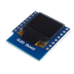 Wemos D1 mini Shield wyświetlacz OLED 0.66" SSD1306 I2C nakładka