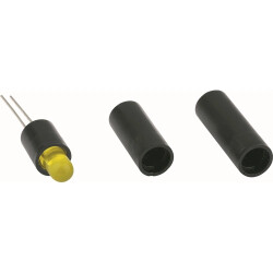 Spacer, 9 mm, black, for LED 5 mm, 2819.5090