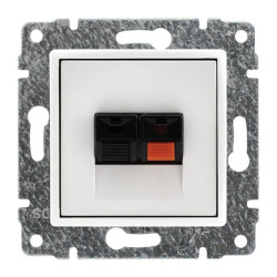 VENA Gniazdo głośnikowe pojedyncze stereofoniczne bez ramki przekrój przewodów do 4 mm2 5102771