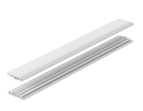 Bopla ARPMG 00/27-245 (87122450) - profil aluminiowy półotwarty modułowy dzielony (28,1 x 45 x 235 mm)