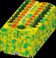 1091670 PTFIX 6/18X2.5 GNYE distributor block