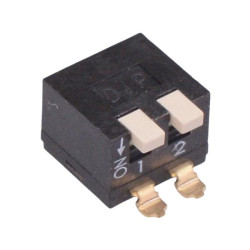IKP0203101 2-Way Surface Mount 2.54mm DIP Switch SPST APEM