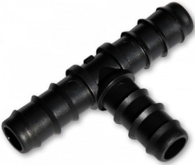 Trójnik z wtykiem na wąż 3x 16mm do łączenia węży kroplujących Bradas DSWA03-16L