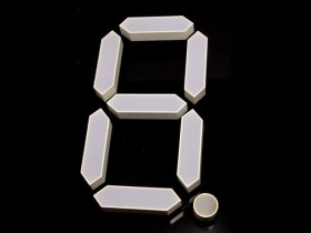 7 Segment Display - 5 Inches - Red