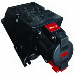 Złącze przemysłowe - zasilające 16A Gniazdo 380–415 V AC, 50 / 60 Hz 3P + E Żeński Emerson Network Power Montaż