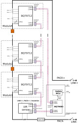 12-S battery monitor and balancer with integrated protector and DC-DC converter