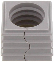 CONTA-CLIP KDS-DE 14-15 GR Element uszczelniający termoplastyczny elastomer szary 1 szt.