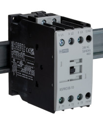 Stycznik 24 V AC RS PRO styki: 3 18,5 kW 38 A 1NO Szyna DIN Śruba