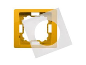 SIMON BASIC NEOS Ramka 1 pojedyncza uniwersalna z uszczelką IP44 słoneczna metalizowana BMRC1B/034 KONTAKT SIMON