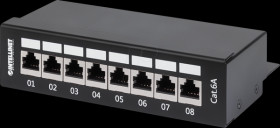 720908 Patch panel, 8-port, Cat.6a