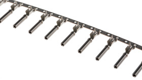 Końcówka pinowa Żeński Połączenie zagniatane 21.59mm 18 → 14 AWG