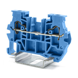 Blok zacisków przelotowych RS PRO poziomy: 1 24 → 10AWGsprężynowa 32A 1 kV