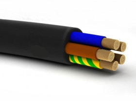 Przewód warsztatowy H05VV-F (OWY) 5G6 czarny /bębnowy/