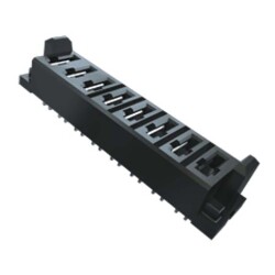 Samtec Gniazdo PCB MPS 4 -pinowe 1-rzędowe raster: 5 mm Otwór przelotowy Podwójne gniazdo listkowe Lutowie Prosty