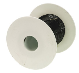 Przewód montażowy 0,75 mm² Czarny Alpha Wire PVC 18 AWG 300 V dł. 30m 16/0,25 mm +105°C Lista UL