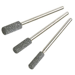 Wolfcraft 2175000 Chainsaw Sharpening Stones &#xF8; 4, 4.8, 5.5mm