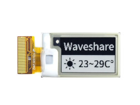 Waveshare 128×80, 1.02inch E-Ink raw display panel, black/white dual-color