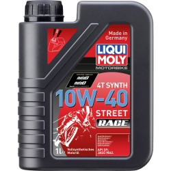 Liqui Moly 20753 Motorbike 4T Synth 10W-40 Engine Oil 1L for 4-stroke engines