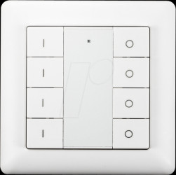 ED-10014 Zigbee wireless switch, white, universal, 4 groups