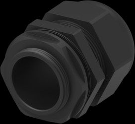 Cable gland, M40, Clamping range 22 to 32.2 mm, IP68, black, 1SNG626117R0000