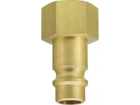 Króciec szybkozłącza Ludecke DN7,2 typ 26, G 1/8 GW, wtyk szybkozłącza, mosiądz