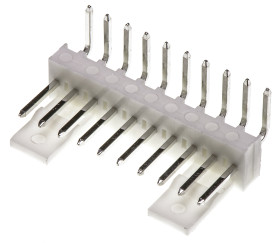 Złącze szpilkowe 10-pinowe KK 254 raster: 2.54 mm Kąt prosty 1-rzędowe Molex Otwór przelotowy 250 V Bez osłony