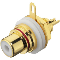 Monacor 344300 RCA socket Durable design for reliable audio connection