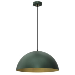 Lampa wisząca BETA GREEN/GOLD 1xE27 45cm MLP8287 Milagro