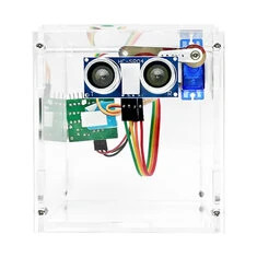 Ultradźwiękowy czujnik ruchu automatyczna pokrywa inteligentnego kosza na śmieci zestaw STC8H1K08 mikrokontrolera elektroniczna