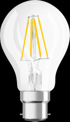 4058075114876 LED bulb STAR B22d, 7 W, 806 lm, 2700 K, filament