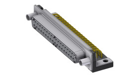 Złącze D-Sub 37-pinowe Żeński Kąt Proste Montaż na płytce drukowanej raster 2.77mm