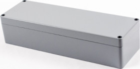 Aluminum die cast enclosure, (L x W x H) 250 x 80 x 57 mm, gray (RAL 7046), IP66, 1590Z140GY