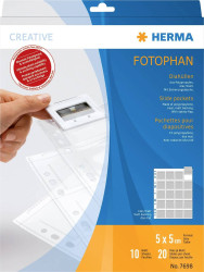 Herma HERMA Diahülle Arkusz przeźroczysty 5 x 5 cm