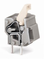 PCB terminal, 1 pole, pitch 10 mm, AWG 28-12, 24 A, cage clamp, light gray, 257-763