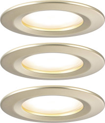 Oświetlenie wewnętrzne LED Paulmann Nova Coin 92407 Zestaw 3-elementowy 6 W 470 lm
