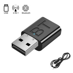 ADAPTER PRZEJŚCIÓWKA BLUETOOTH NA JACK 3,5 AUDIO ZASILANY Z USB 5V (ZLUSB-USBA2BLUETOOTH)