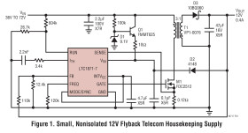 High Input Voltage, Current Mode Boost, Flyback and SEPIC Controller