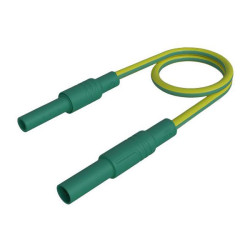 SKS Hirschmann 934045188 MAL S gg-b Yellow-green 50cm Safety Test Lead