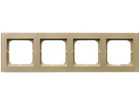 SONATA METALIK Ramka 4 poczwórna szampański złoty R-4R/39 OSPEL