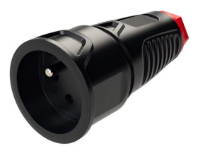 Gniazdo przenośne gumowe 16A 2P+Z 230V IP20 TAURUS2 2410-srw_b