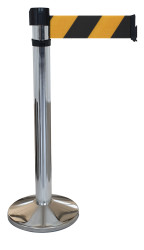 Słupek taśmy długość taśmy 4m Słupek odgradzający Szary