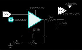 High-Output-Drive, 10MHz, 10V/µs, Rail-to-Rail I/O Op Amps with Shutdown in SC70