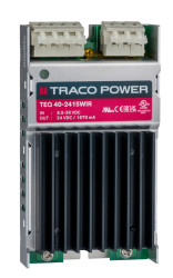 Przetwornica DC-DC, 40W, Uwe 9,5 → 36 V DC, Uwy 24V dc, Iwy 1.67A Tak, TRACOPOWER