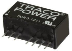Przetwornica DC-DC, 3W, Uwe 9 → 18 V DC, Uwy 5V dc, Iwy 600mA, TRACOPOWER