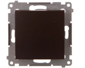 Simon 54 Przycisk pojedynczy zwierny brąz mat DP1A.01/46