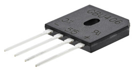 Mostek prostowniczy Jednofazowy 4A 600V GBU