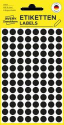 3009 Marking points, 8 mm, black