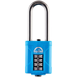 Squire CP50S25 CP50S25 Rustproof Marine Padlock, 50mm, Long Shackle 63mm